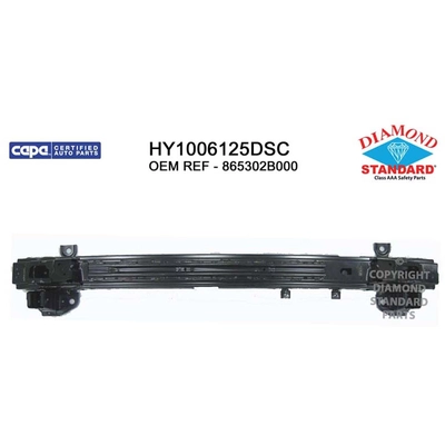 Front Bumper Reinforcement - HY1006125DSC pa1
