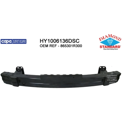 Front Bumper Reinforcement - HY1006136DSC pa1