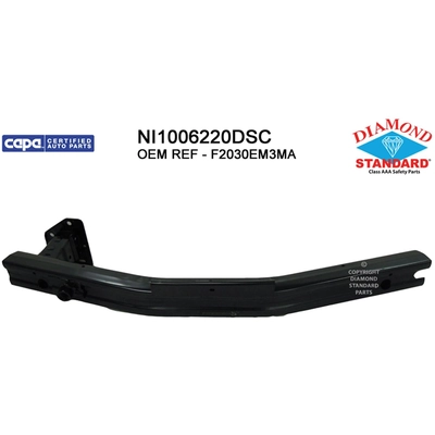 Front Bumper Reinforcement - NI1006220DSC pa1