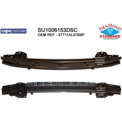 Front Bumper Reinforcement - SU1006153DSC pa1