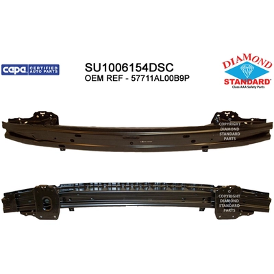 Front Bumper Reinforcement - SU1006154DSC pa1