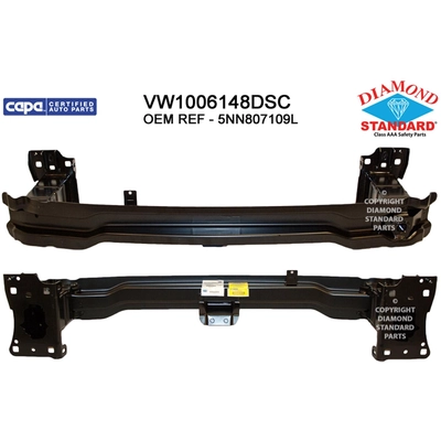 Front Bumper Reinforcement - VW1006148DSC pa1