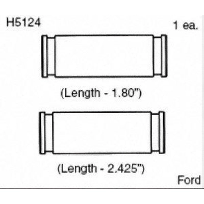 Front Caliper Sleeve Stabilizer by CARLSON - H5124 pa5