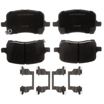 ACDELCO - 14D1160CHF1 - Ceramic Front Disc Brake Pads pa2