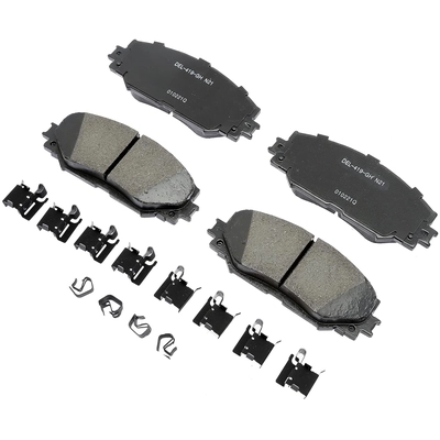 ACDELCO - 17D1210CHF1 - Ceramic Front Disc Brake Pad Kit with Clips pa1