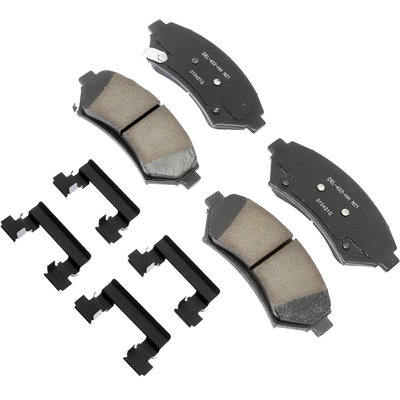 ACDELCO - 17D699CHF1 - Ceramic Front Disc Brake Pad Kit with Clips pa1