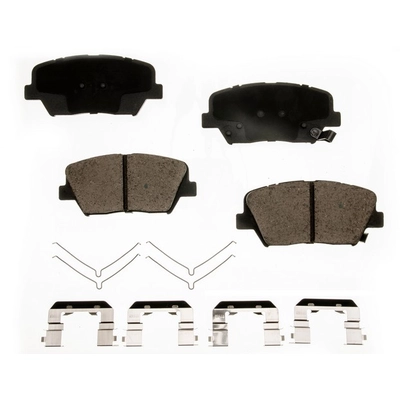 AGNA BRAKES - PLD1815C - Front Ceramic Disc Brake Pad Set pa1