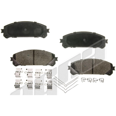 Front Ceramic Pads by AGNA BRAKES - CXD1324 pa1