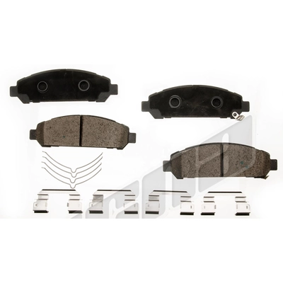 Front Ceramic Pads by AGNA BRAKES - CXD1401 pa1