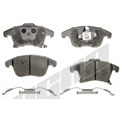 Front Ceramic Pads by AGNA BRAKES - CXD1653A pa1