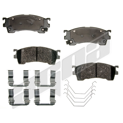 Front Ceramic Pads by AGNA BRAKES - CXD637 pa1