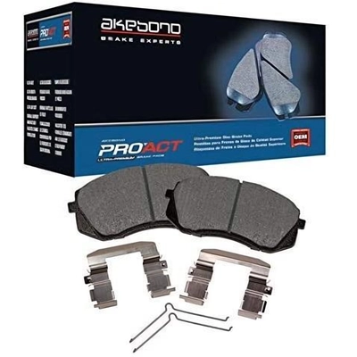 Front Ceramic Pads by AKEBONO - ACT1009 pa9