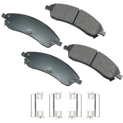 Front Ceramic Pads by AKEBONO - ACT1019 pa12