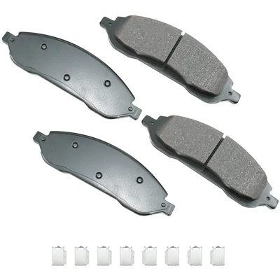 Front Ceramic Pads by AKEBONO - ACT1022 pa7