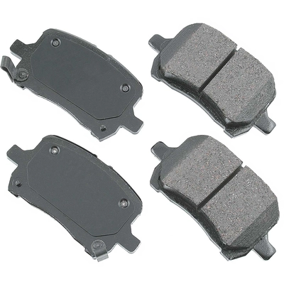 Front Ceramic Pads by AKEBONO - ACT1028 pa7
