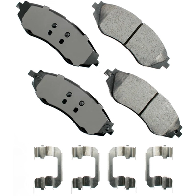 Front Ceramic Pads by AKEBONO - ACT1035 pa7