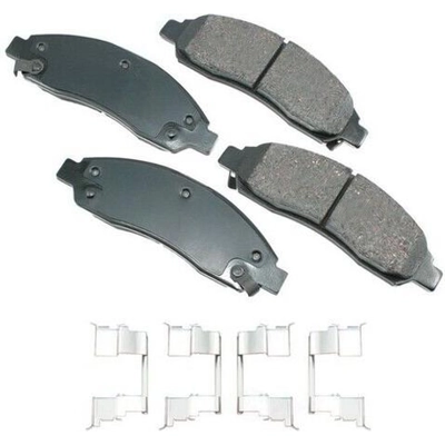 Front Ceramic Pads by AKEBONO - ACT1039 pa12