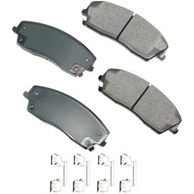 Front Ceramic Pads by AKEBONO - ACT1056 pa8
