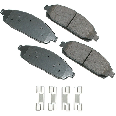 Front Ceramic Pads by AKEBONO - ACT1080 pa7