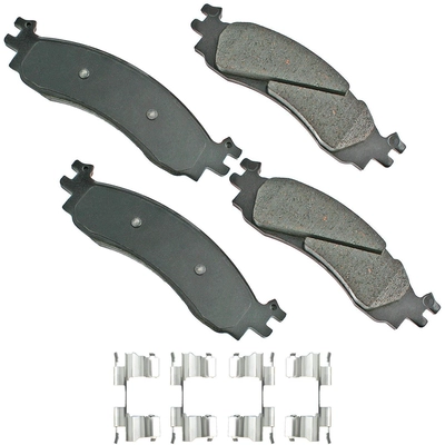 Front Ceramic Pads by AKEBONO - ACT1158 pa5