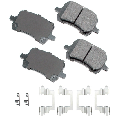 Front Ceramic Pads by AKEBONO - ACT1160 pa7