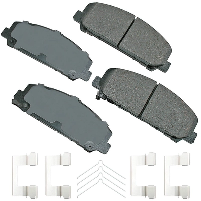 Front Ceramic Pads by AKEBONO - ACT1286A pa7