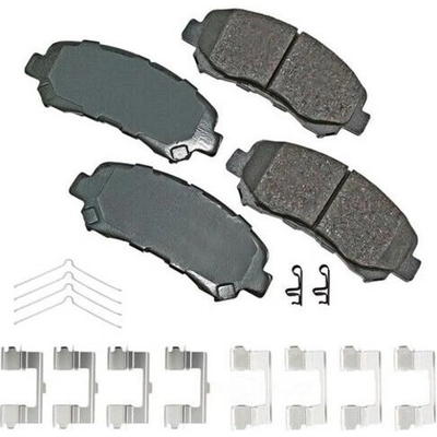 Front Ceramic Pads by AKEBONO - ACT1338A pa10