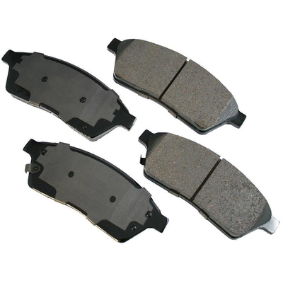 Front Ceramic Pads by AKEBONO - ACT1422 pa6