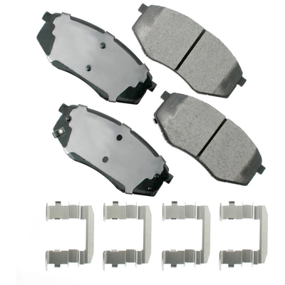 Front Ceramic Pads by AKEBONO - ACT1447 pa4