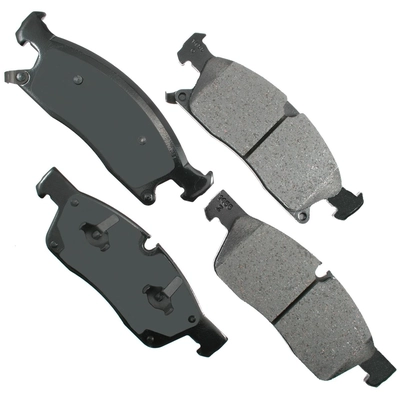 Front Ceramic Pads by AKEBONO - ACT1455 pa6