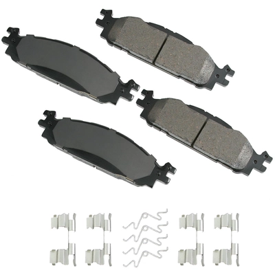 Front Ceramic Pads by AKEBONO - ACT1508 pa9