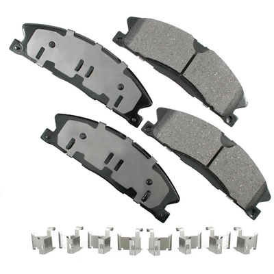 Front Ceramic Pads by AKEBONO - ACT1611 pa9