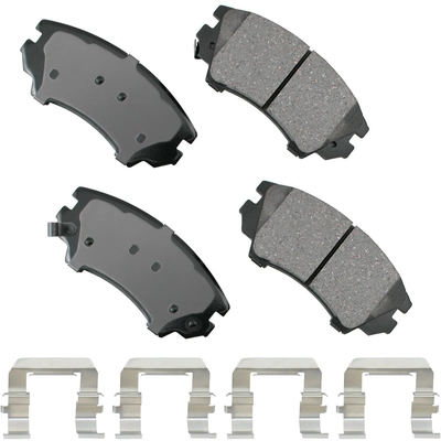 Front Ceramic Pads by AKEBONO - ACT1745 pa6