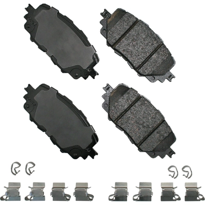 Front Ceramic Pads by AKEBONO - ACT1903 pa4