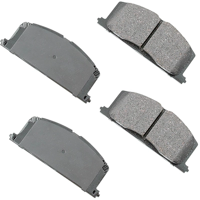 Front Ceramic Pads by AKEBONO - ACT242 pa5