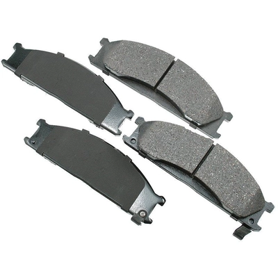 Front Ceramic Pads by AKEBONO - ACT333 pa4
