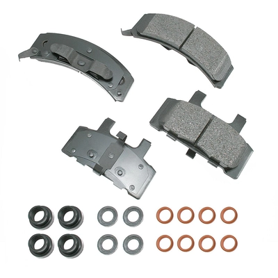 Front Ceramic Pads by AKEBONO - ACT369 pa5