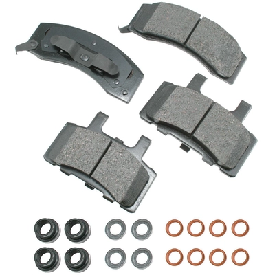 Front Ceramic Pads by AKEBONO - ACT370 pa5