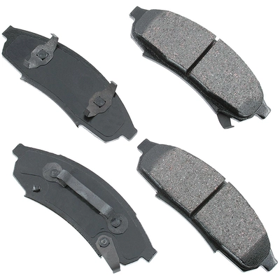 Front Ceramic Pads by AKEBONO - ACT376 pa5