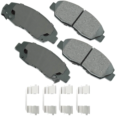 Front Ceramic Pads by AKEBONO - ACT465E pa6