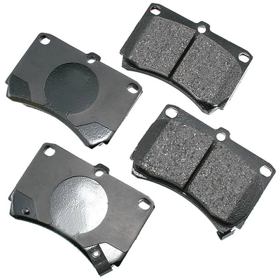 Front Ceramic Pads by AKEBONO - ACT466 pa10