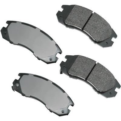 Front Ceramic Pads by AKEBONO - ACT470 pa5