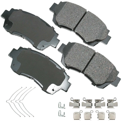 Front Ceramic Pads by AKEBONO - ACT476A pa6