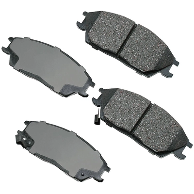 Front Ceramic Pads by AKEBONO - ACT497 pa5