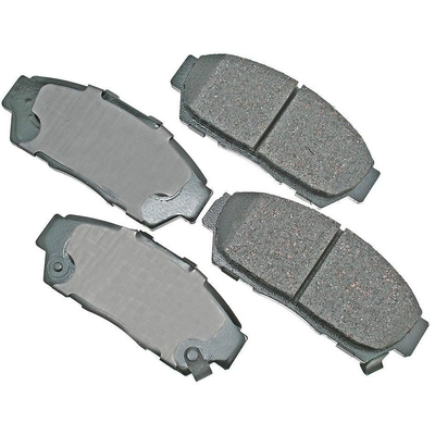Front Ceramic Pads by AKEBONO - ACT617 pa6