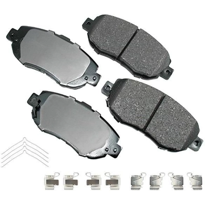Front Ceramic Pads by AKEBONO - ACT619A pa5