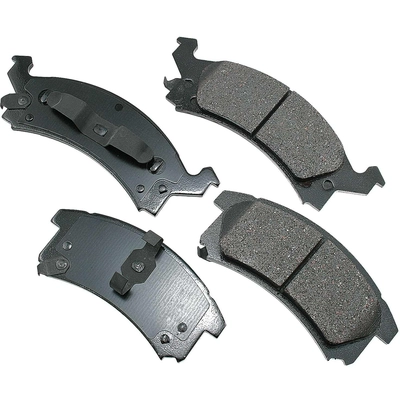 Front Ceramic Pads by AKEBONO - ACT673 pa5