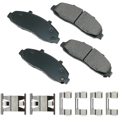 Front Ceramic Pads by AKEBONO - ACT679 pa8
