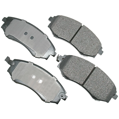 Front Ceramic Pads by AKEBONO - ACT700 pa3