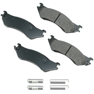 Front Ceramic Pads by AKEBONO - ACT702 pa8